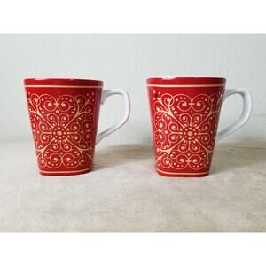 Mug Madrid by Noble Excellence Coffee Cup Tea Cup Coffee Mug Red Collectible